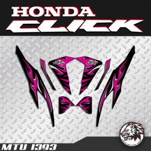 Honda Click V2 Racing Decals Waterproof