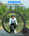 ROCKBROS Bike Side Mirror HD View Mountain Bike Side Mirror 360° Adjustable Handlebar Mirror Wide Range Motorcycle Rear View Mirror Cycling Accessories. 