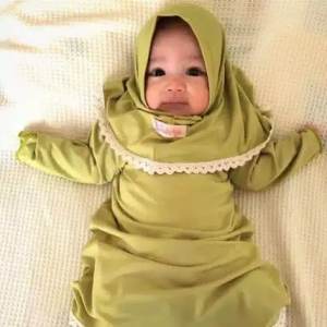 { MY STORE SABRINA FASHION } / Baju Muslim Anak Bayi Perempuan ALULA KIDS SYARI  Set Hijab Umur ( 0-6  6-12 Bulan } /Gamis Anak Perempuan Terbaru Terlaris Termurah/ Baju Gamis Arab Anak Bayi / Baju Muslim Bayi Newbron/ Gamis Anak Lucu/ Baju Muslimah Bayi