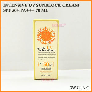 3W Clinic Intensive UV Sunblock Cream SPF 50+ PA+++ ORIGINAL KOREA