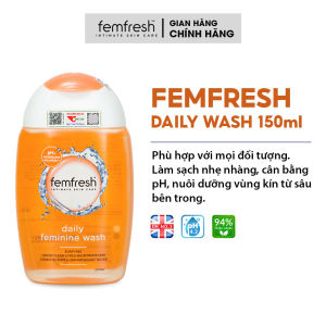 Dung Dịch Vệ Sinh Cho Vùng Kín Sạch Thơm Tươi Mới Suốt Ngày Dài Femfresh Daily Intimate Wash 250ml Anh Quốc