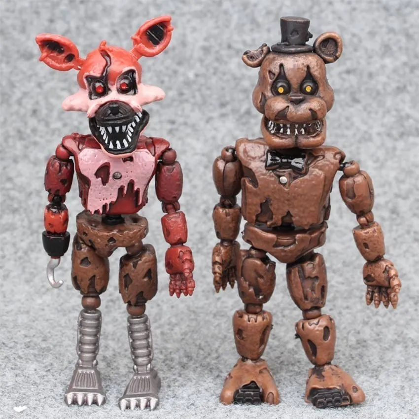 6Pcs/Set Action Figure FNAF Five Night At Freddy Fazbear Bonie