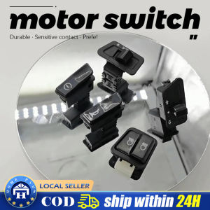 5pcs/lot Colorful Motorcycle Head Light Horn Dimmer Turn Starter Single Switch Button for GY6 50cc 125cc 150cc Moped Scooter