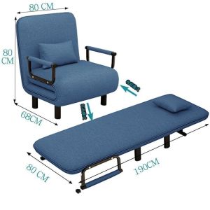 80/120CM Folding sofa bed dual purpose living room multi-function couch multi-fun sofa