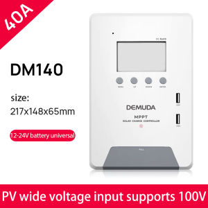 DEMUDA MPPT 30 40 60 Ampere Photovoltaic Solar Panel System Battery Regulator Solar MPPT Controller Carga Solaire 48 24 12 Veluator Controller