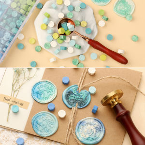 Vintage Wood Handle Sealing Wax Spoon Seal Stamp Wax Melting Burning Scoop