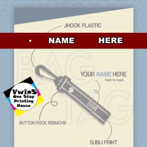 Personalized Bag Tag / Aquaflask Tag / Keylace Bag Tag / Name Tag for Bag and Aquaflask