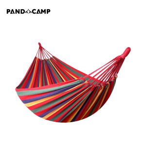 Canvas Hammock Rainbow Outdoor Camping Swing Portable Buaian Gantung Tidur Relax Chair Hanging Bed