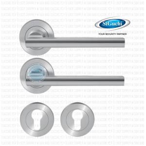 St Guchi Door Lock Lever Handle SGLHR-1046 Stainless Steel SUS304 Solid Heavy duty