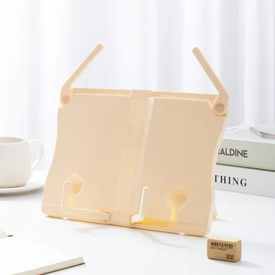 LANCE Portable Reading Rack Fold Music Score Book Shelf Multi-Function Desk Book Stand Organizer