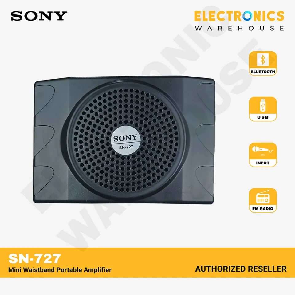 SONY SN 727 Lapel with Xplod Mini Waistband Portable Voice