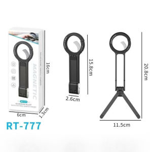 ขาตั้งโทรศัพท์มือถือแบบแม่เหล็กพร้อมคาราบิเนอร์ ขาตั้งโทรศัพท์มือถือแบบพับได้แบบแม่เหล็กปรับได้ ขาตั้งเซลฟี่แบบมองไม่เห็น