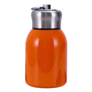 KANNERT Simple Mini Vacuum Thermos Cup Lifting Ring Stainless Steel Travel Water Bottle Portable 300ml Coffee Mug Tea
