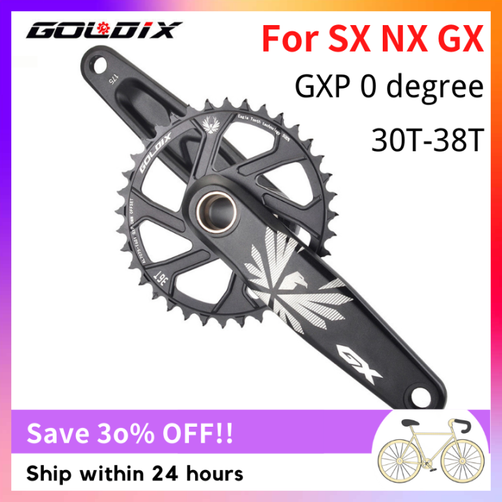 GX Bicycle Crankset GXP MTB Bike Crank Chainring Bike 170mm 175mm Black ...