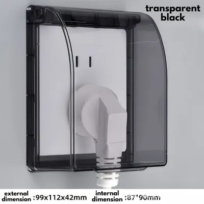 🇸🇬SG Ready Stock🇸🇬 Waterproof Socket Cover Switch Splash Box for Toilet Kitchen