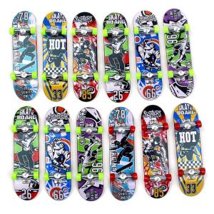 3.78x0.83in Novelty Children Fingerboard with High Quality Alloy Made for Play Toys Multifunctional Lawn Games Best Gift