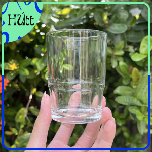 Ly Thủy Tinh Trơn Hai Tầng Uống Trà Cà Phê Nhập Khẩu Thái Lan 240ML UG-388