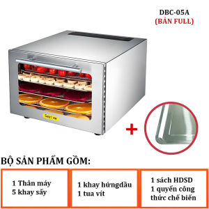 Máy sấy thực phẩm gia đình 5 khay hẹn giờ sấy khô tự ngắt. Thương hiệu Mỹ cao cấp Septree DBC-05A