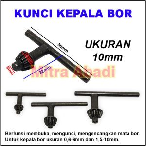 Kunci Kepala Bor / Drill Chuck Key