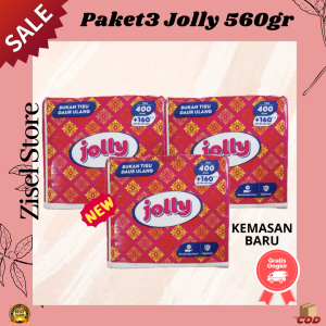 PAKET 3 PCS Tissue Jolly 560 gr 2 Ply Facial Tisu Wajah Tissu Jolly 560gr