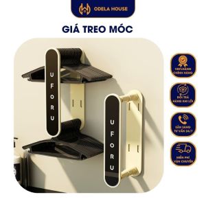 Giá để móc treo quần áo giá treo quần áo gắn tường chất liệu nhựa PP chắc chắn giúp để móc gọn gàng Odela House