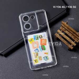 Vivo Y27 4G Case Slot Kartu / Card Case Bening Vivo Y27 4G