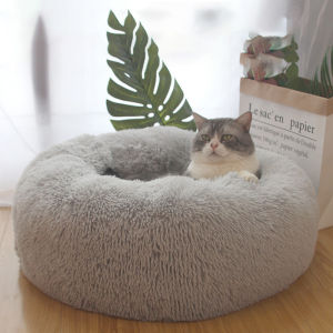 Cat House Super Soft Pet Donut Bed Plush Fleece Washable Pad For Dogs And Cats Cat nest Dog House Pet Bed 猫窩狗窩寵物窩