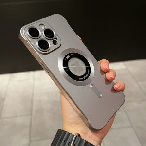 HEXDRAGON Magnetic Borderless Slim Hard Phone Case for Apple iPhone 15 14 13 12 Promax 15 Pro 14 Pro 13 Magsafe Cover Phone Casing