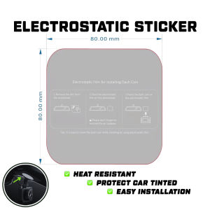 📋 Car Dashcam DVR Electrostatic Sticker Film Heat Resistant 70MAI DDPAI Electrostatic Film Static Windshield Sticker