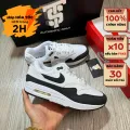 [CHÍNH HÃNG] Giày thể thao NIKE AIR MAX 1 WHITE BLACK DZ2628 102 FULL BOX TAG AUTH. 