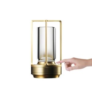 Touch Sensor LED Table Lamp Rechargeable 3Colors Adjustable Ambient Light Bar Room Decor LightFast shipping