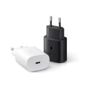 Adaptor Charger Samsung USB C Super Fast Charging 45W Warna Hitam/Perak