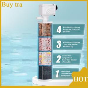 [Buytra] 3 In 1 Aquarium Filter Pump Silent Fish Tank Submersible Air Oxygen Aerator Aquarium Air Pump Water Changer Pump Wave Maker