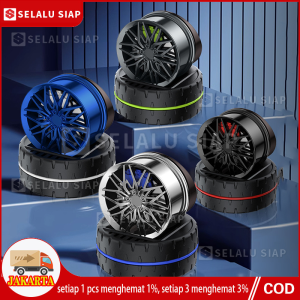 Pajangan parfum mobil motif roda ornamen vleg ban mobil dan dekorasi mobil mewah