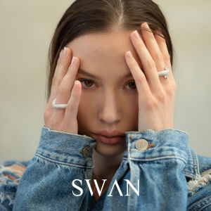 SWAN - Pave Arch Ring แหวนเงินแท้ ฝังเพชรคิวบิกเซอร์โคเนีย cubic zirconia