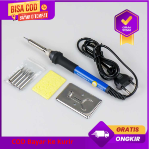 Solder Listrik 60 Watt Paket Komplit Dengan Fast Heating Knob Pengatur Panas