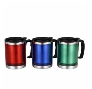 Mug Gelas Travel Kaca Cangkir Stainless Jar Tumbler Glass Botol Minum Air Panas Dingin Termos Bottle
