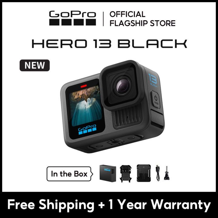 [New] GoPro Hero13 Black Waterproof Action Camera Video 5.3K + Photo ...