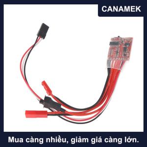 【CANAMEK】 Micro ESC 10A 15A 20A 30A chải ESC RC ESC điện tốc độ điều khiển cho Diy Mini 1 16 1 18 1 24 RC Xe thuyền TANK W phanh