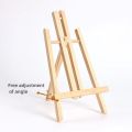 Natural Wood Mini Easel Frame Multifunctional Wooden Display Mini Tripod Easel Stand Art Supplies. 