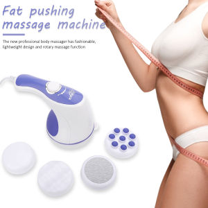 DECINIEE 5 Headers Spin Body Massager Relax Tone Lose Weight Burn Fat Body Slimming Massage Device Electric Fat Pushing Massage Machine