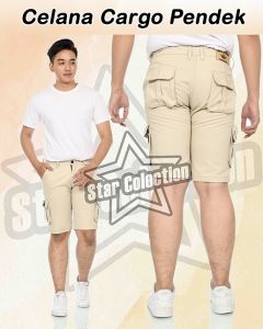 Cargo Cargo Pendek Pria / Celana Cargo Pria Star Denim / Celana Cargo Pendek PDL