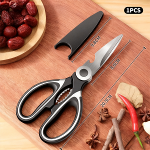 Stainless Steel Scissors Multifunctional Kitchen Shears Household Utensils Meat Fish Chicken Bone Cutter