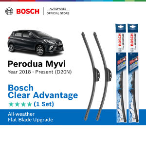Bosch Clear Advantage (Denso Top Lock) 22"/16" Wiper Set for Perodua Myvi D20N D51A 2018 - Present