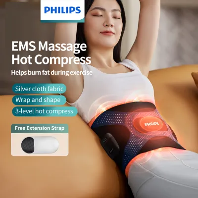 【Hot Sale】Philips Slimming Belt EMS Waist Trainer Waist Trimmer Stomach slimming Fat Belly Waist Belt Tightener Girdles for Women Postpartum Belt