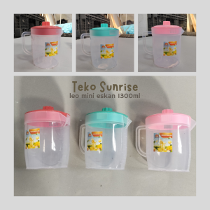 Teko Air SUNRISE Eskan Mini Leo 1300ml/Teko warna warni/Teko Bening COD
