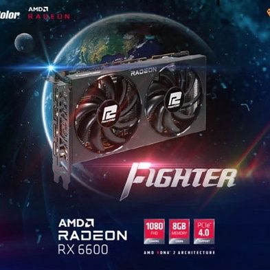 Card đồ họa PowerColor Fighter RX 6600 8GB GDDR6 (Chính Hãng)