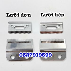 Lưỡi thay tông đơ mài chuốt - lưỡi Gama đơn - kép