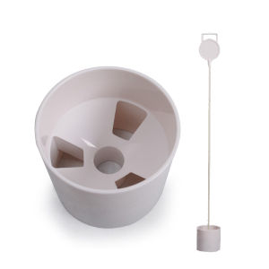 PGM Golf Putting Green Backyard Plastic Practice Hole Cup Flag Stick Flag Stick Pitch Golf Equipment White