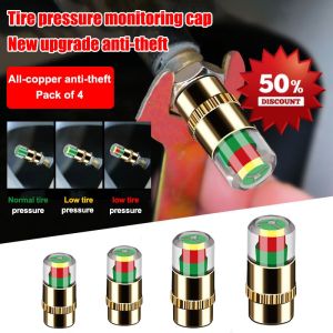 💕Tire Anti-Theft Black Technology💕Anti-Theft Design Tire Pressure Monitoring Cap 360° Anti-Theft Buckle Intelligent and Precise Sensing Long-Distance Self-Driving Explosion-Proof and Anti-Lost Tire Safety